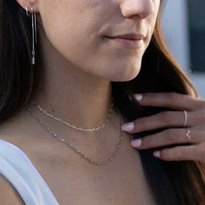 Elara Threader Earrings